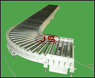 无动力输送的智慧之选 详解杰思R-TCL弯道滚筒输送机